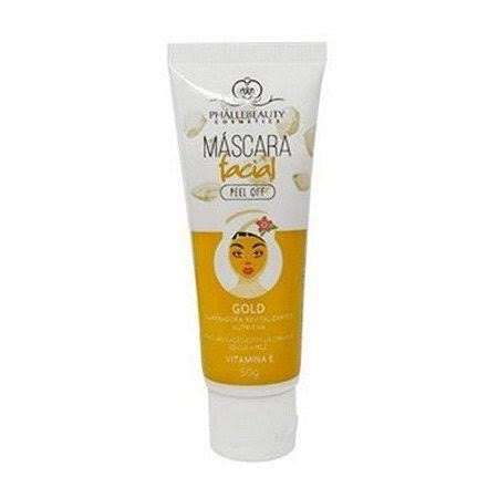 Mascara facial peel off gold . Oro