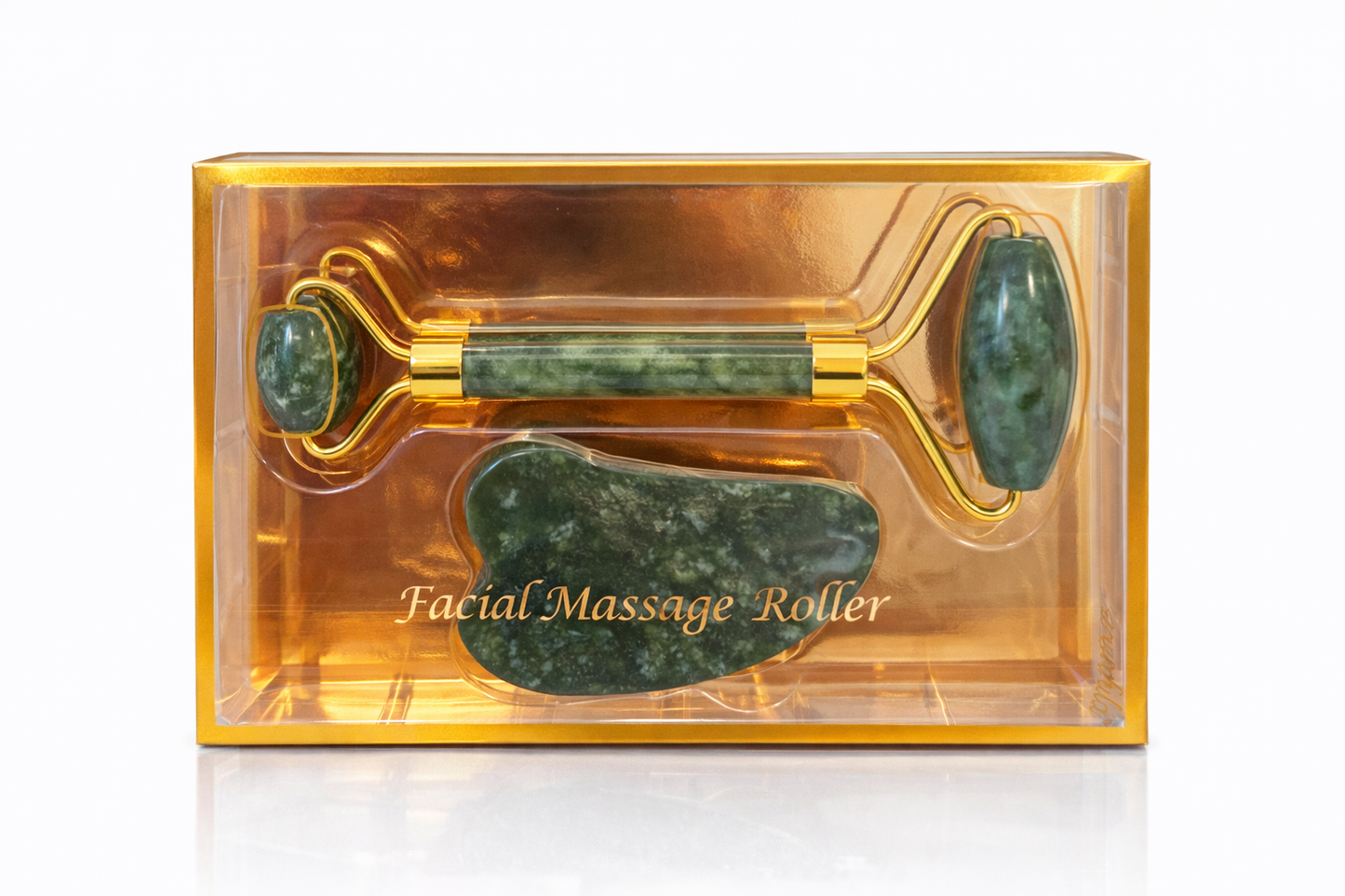 Kit masajeador piedra de jade+ piedra de jade