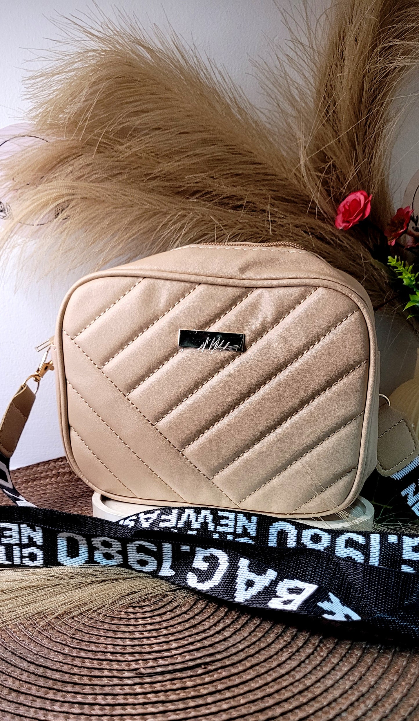 Bolso Bandolera Beige