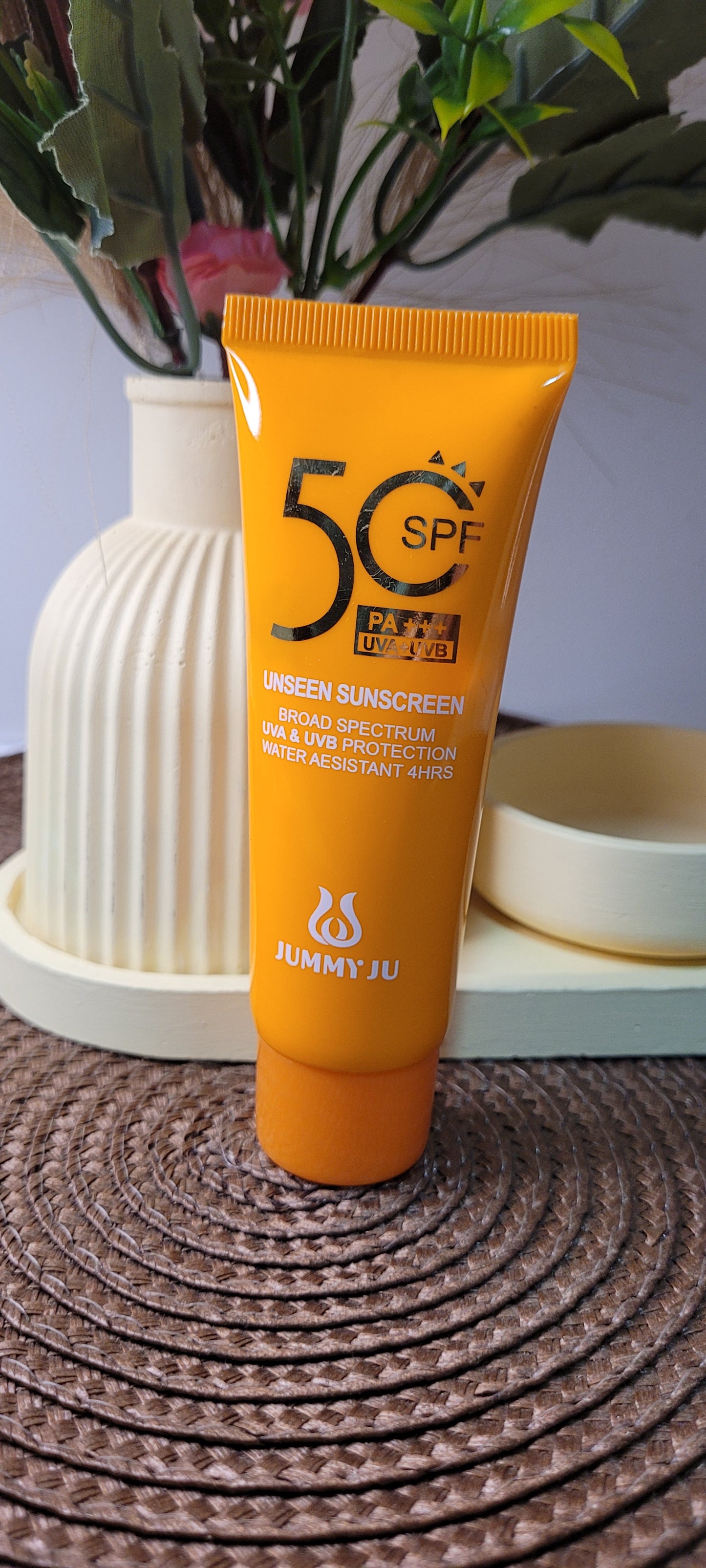 Protector solar facial ,Jummy Ju Unseen Sunscreen (Protector Solar Invisible) FPS 50