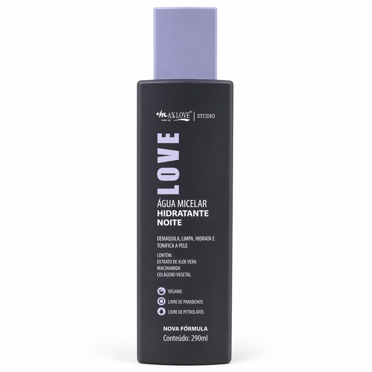 Agua micelar maxlove ,hidratante no he
