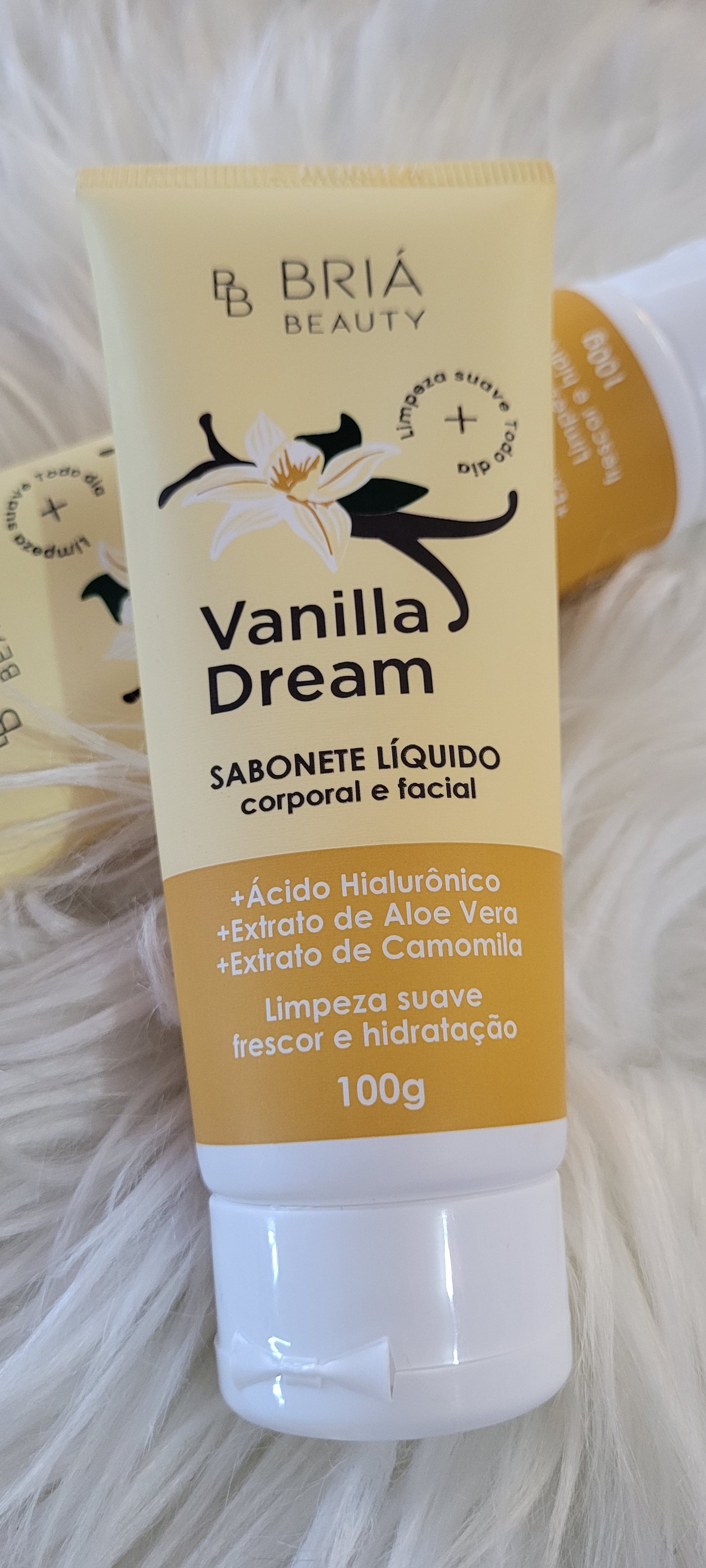 Jabon facial y corporal vainilla