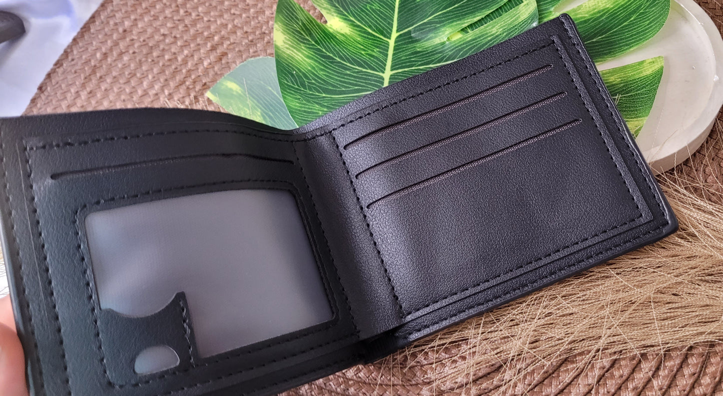 Billetera de Hombre . REEF .cuerina en negro
