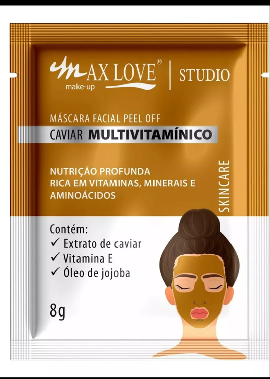 mascarilla facial multivitamínica Peel Off Caviar Max Love