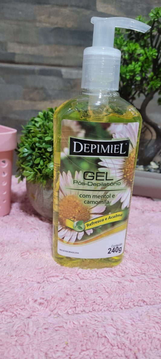 Gel post depilatorio