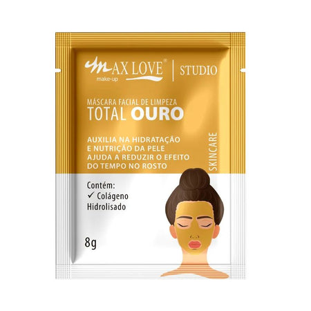 Máscara facial peel off total oro