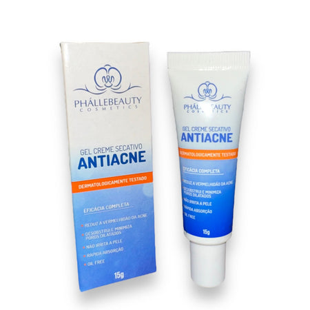 Gel secativo antiacné