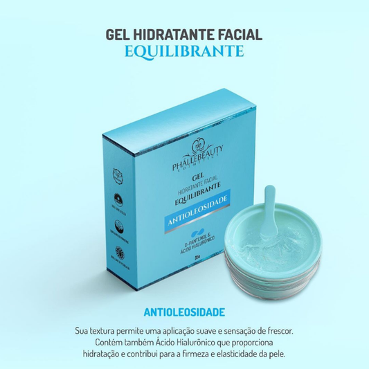 Gel hidratante facial con Ácido Hialurónico