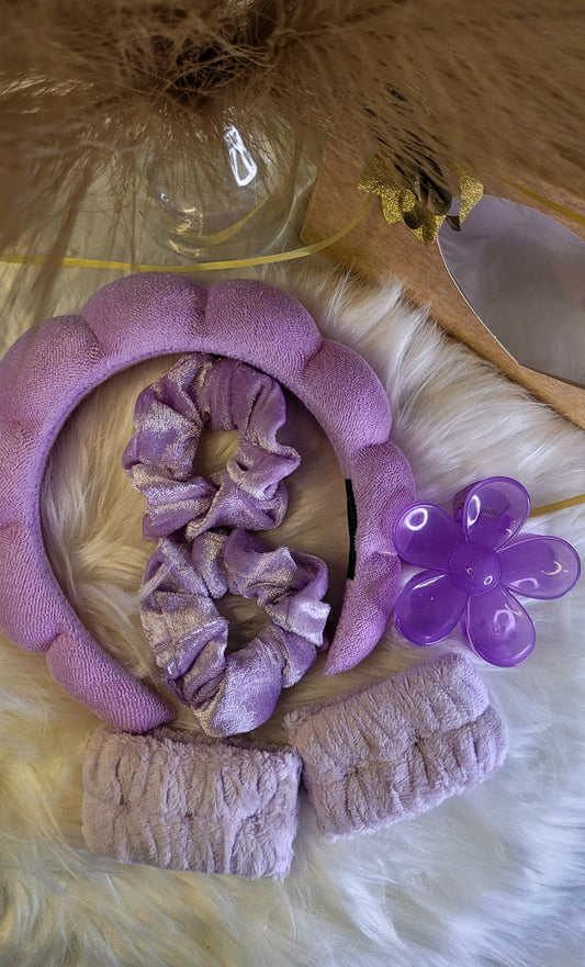 Kit de spa en casa #violeta