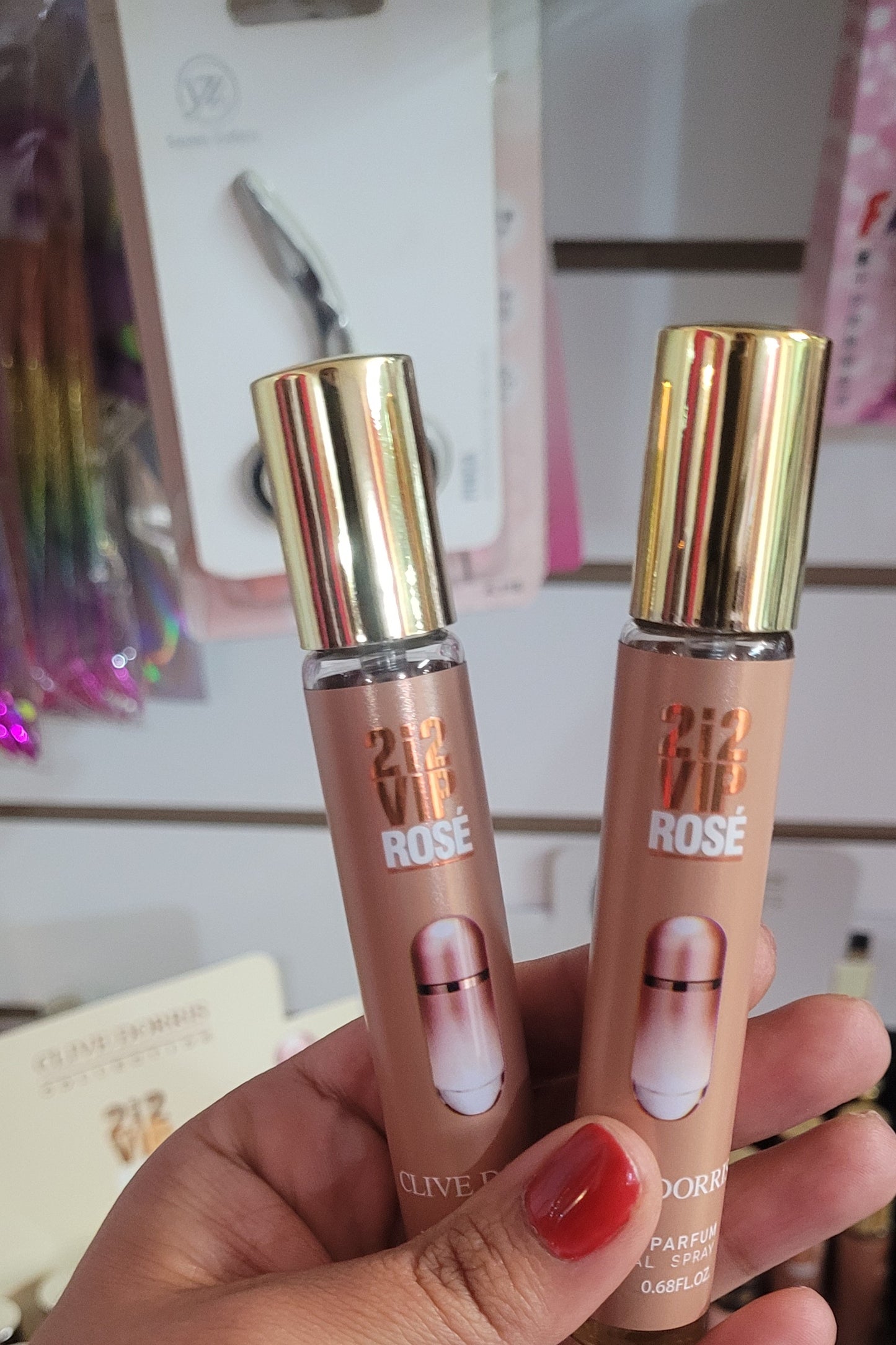 Perfume Tubo 20 ml  212 vip Rose