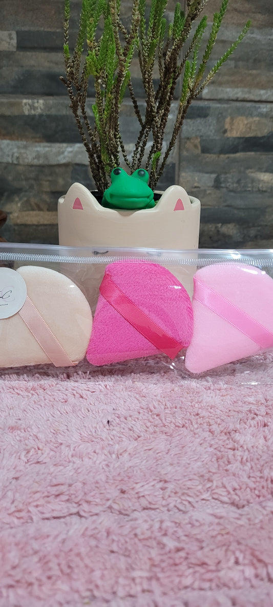Kit de 3 esponjitas de maquillaje
