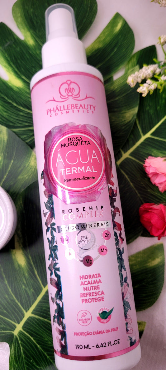 Agua termal Rosa Mosqueta