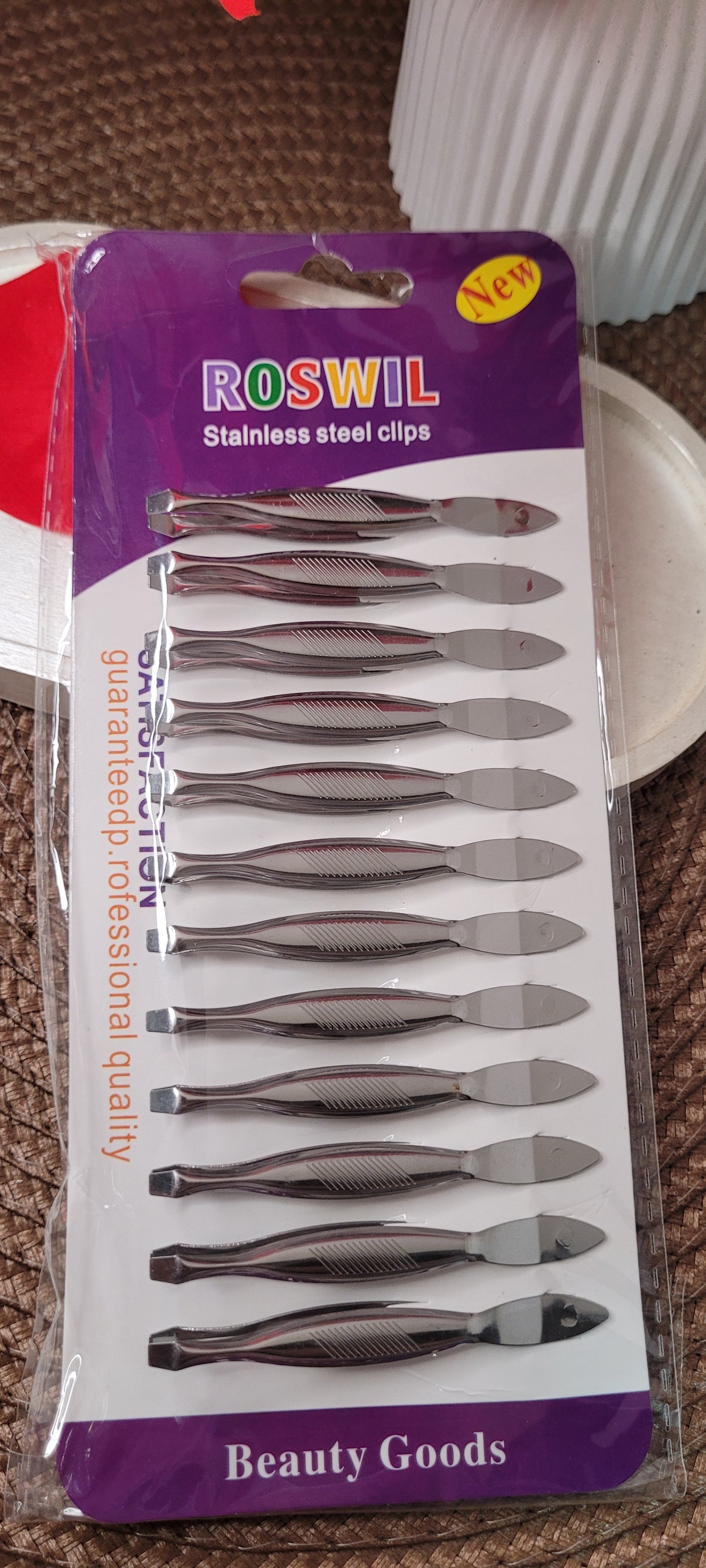 Pinzas de cejas.