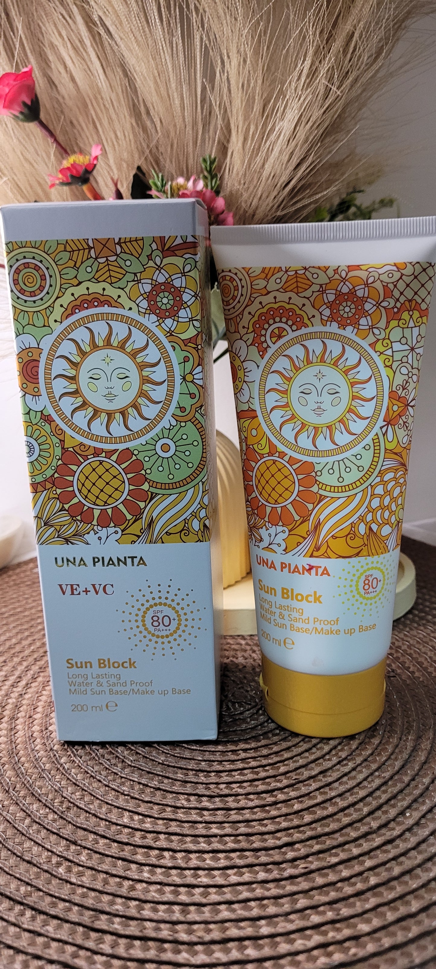 Protector solar FPS 80 con Vit E y Vit C 🍊