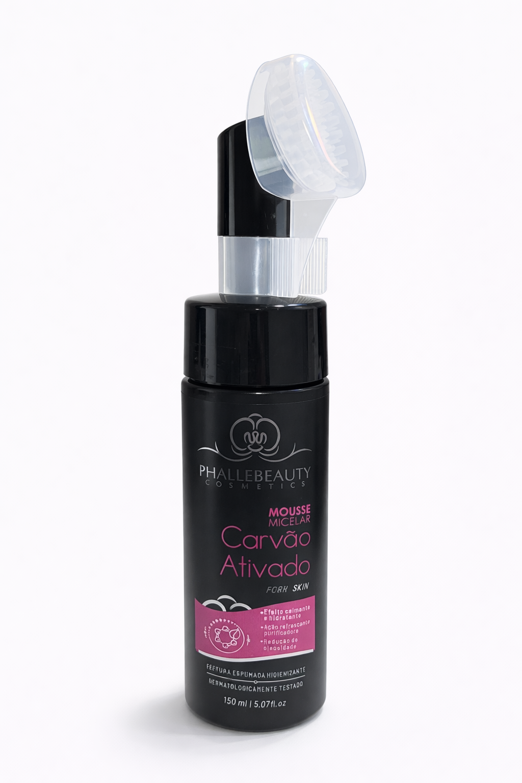 Mousse facial carbón activado