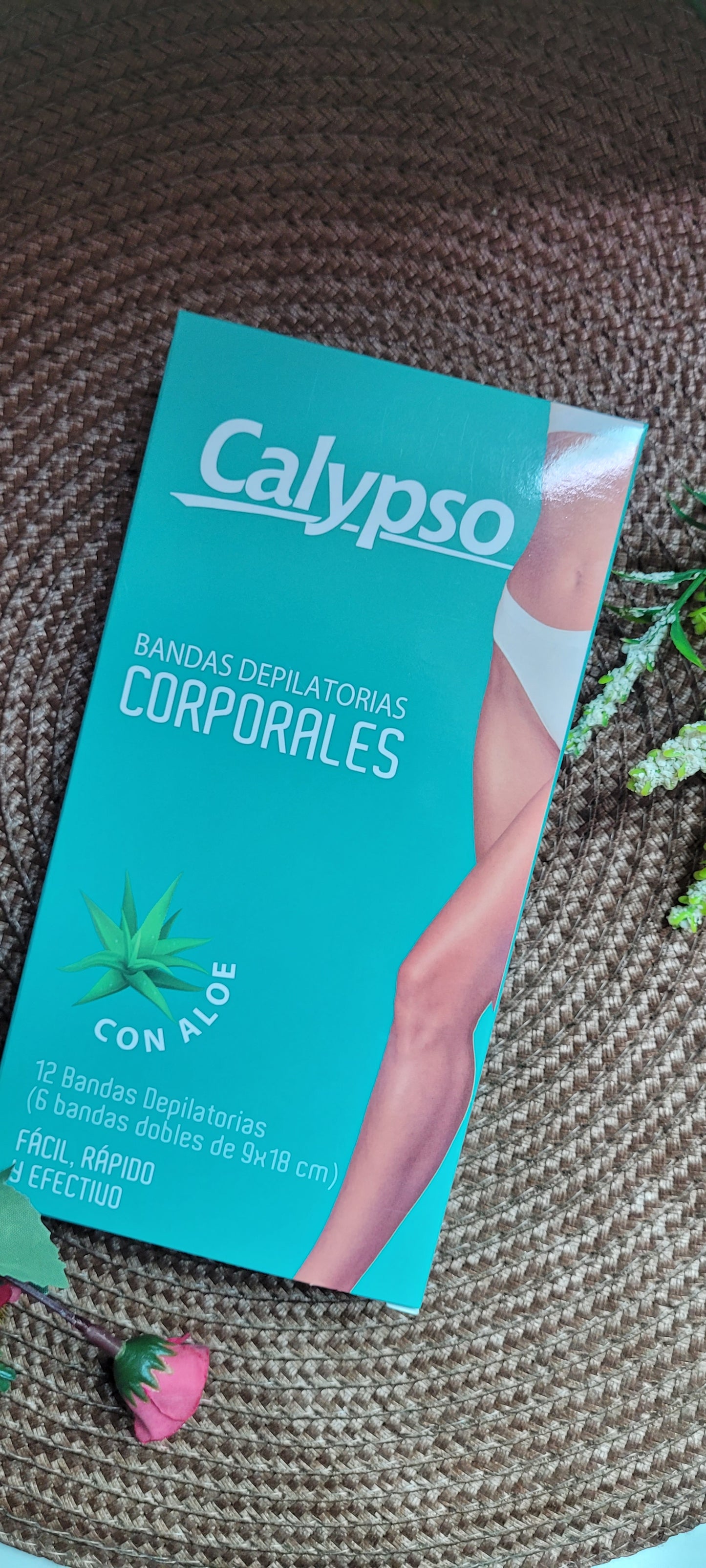 Bandas depilatorias corporales con Áloe vera