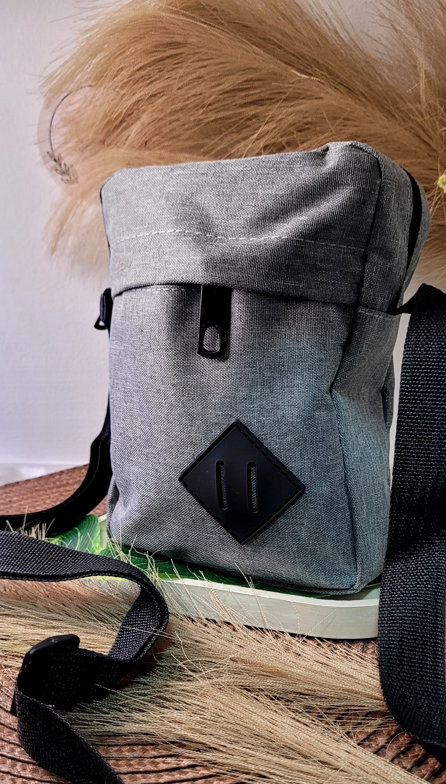 Bandolera Unisex Gris