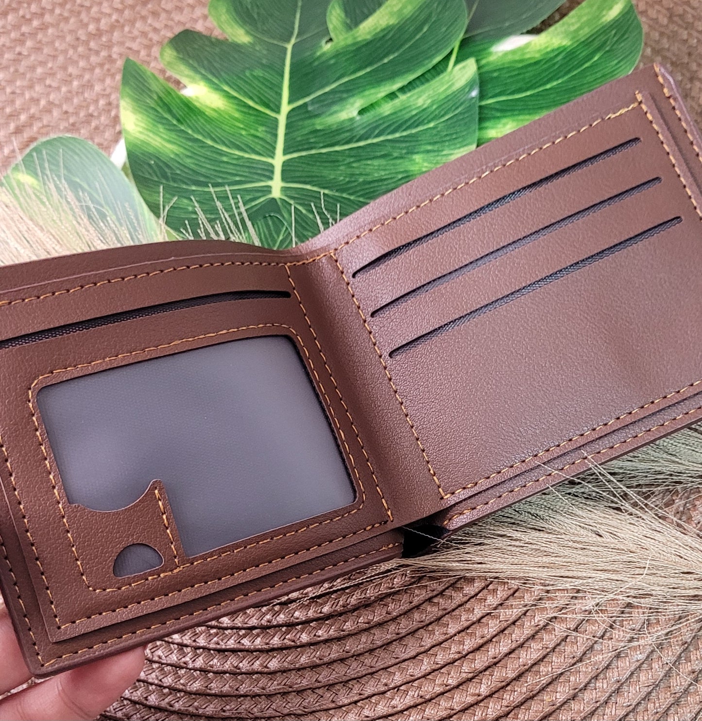 Billetera Hombre . Reef . Marrón,  en cuerina