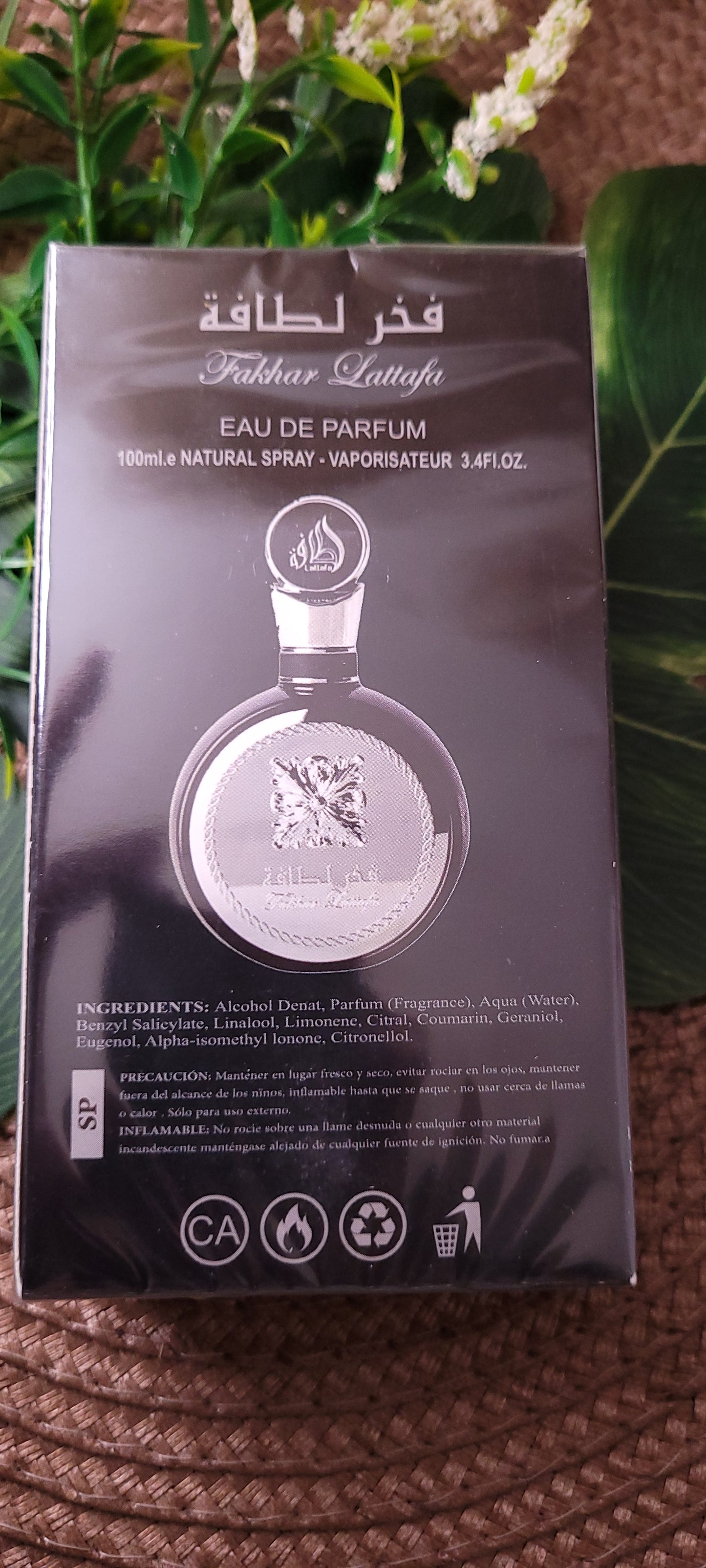Perfume inspiración Fakhar Lattafa Black , 100 ml Frasco Genérico