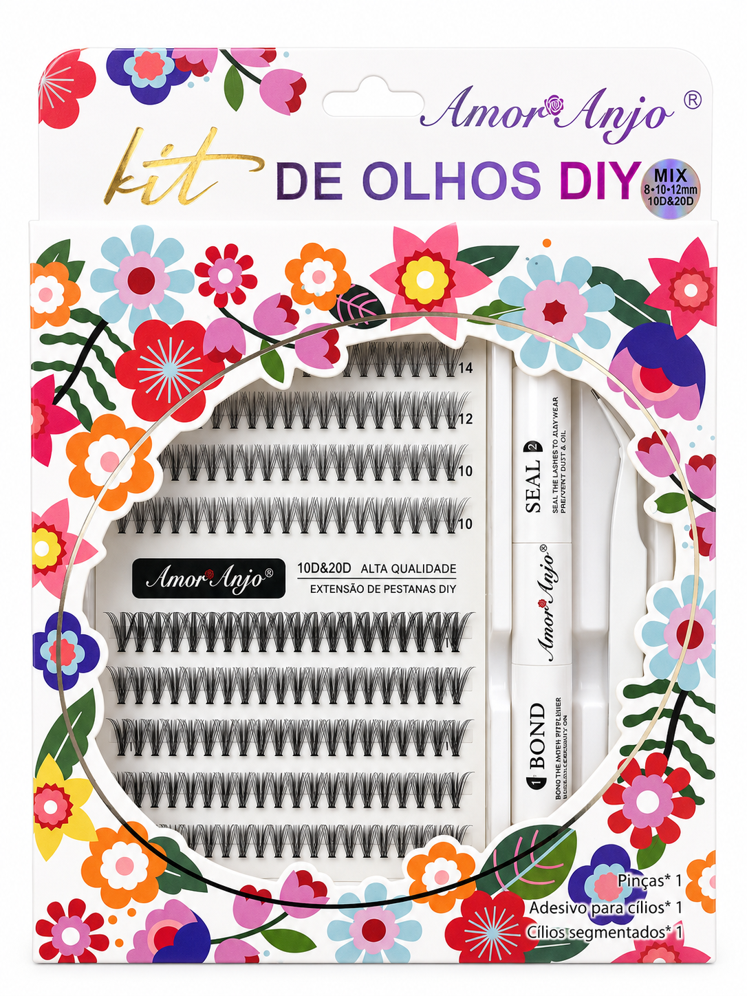 Kit completo de pestañas