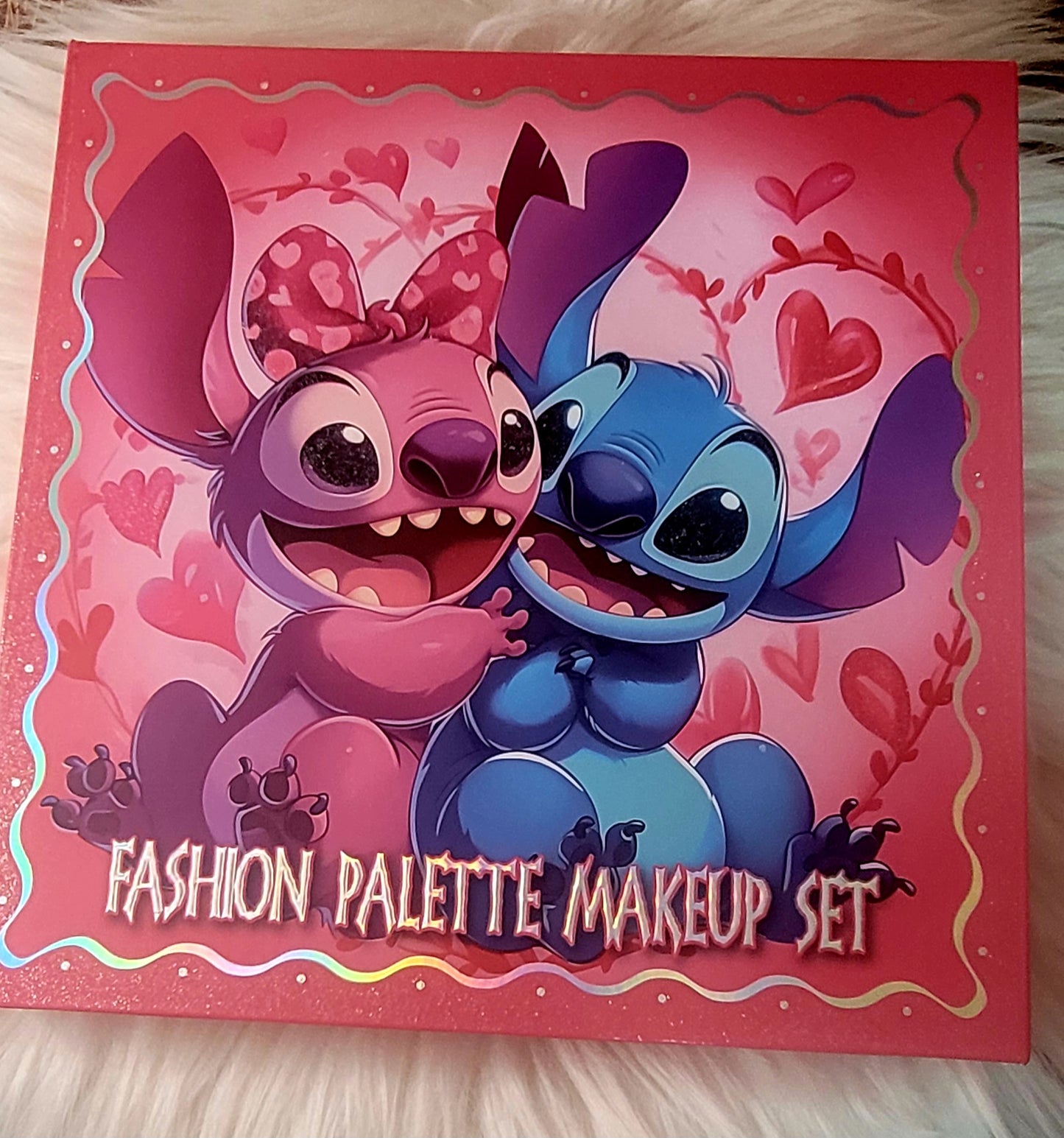 Paleta de Maquillaje 29 en 1 Stitch (rosa)