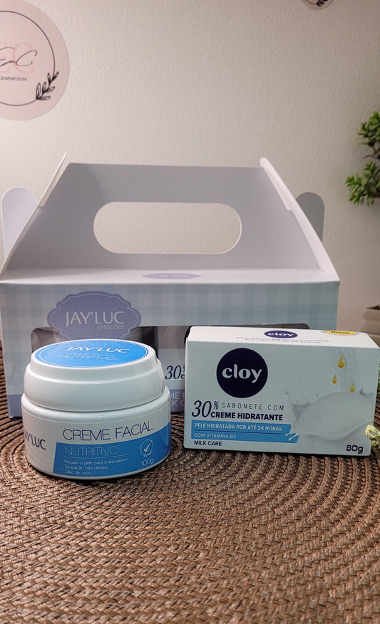 Crema facial nutritiva + jabon corporal
