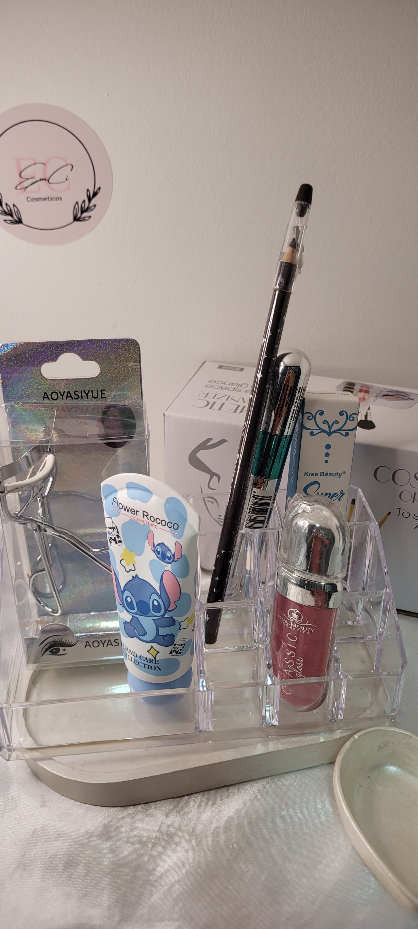 Organizador de maquillaje