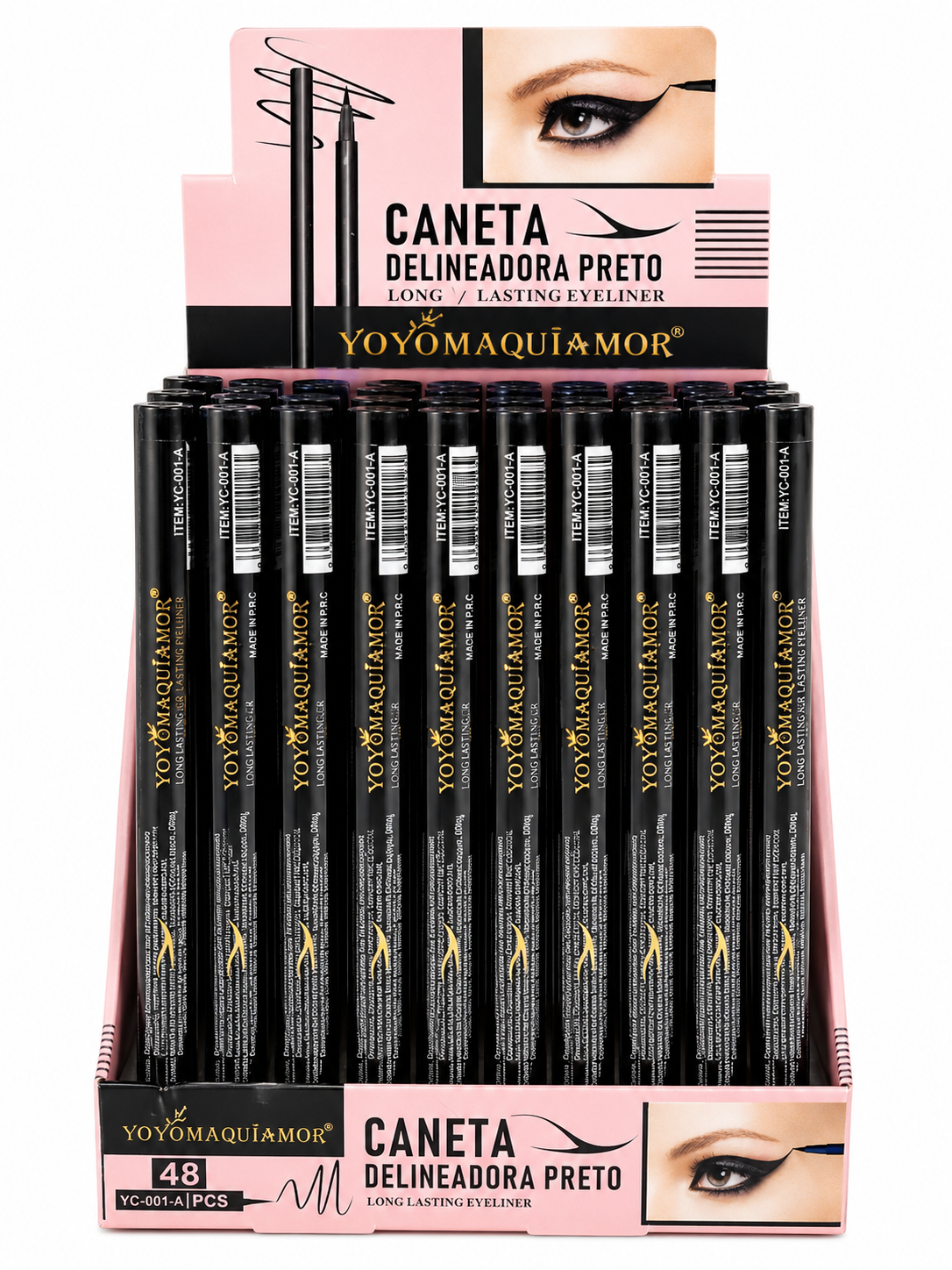 Delineador líquido negro